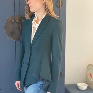 Green Blazer New With Tags Theory